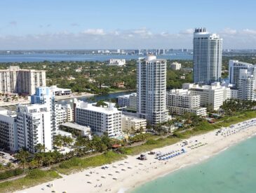 view above Miami beach