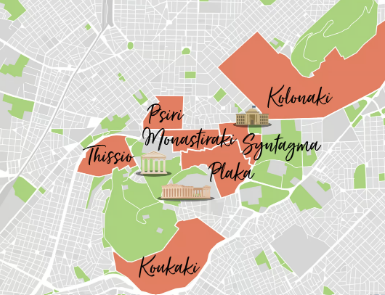map athenes