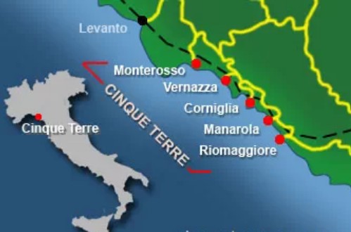 carte les cinque terre