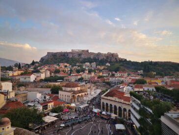rooftop athenes vue sur acropole