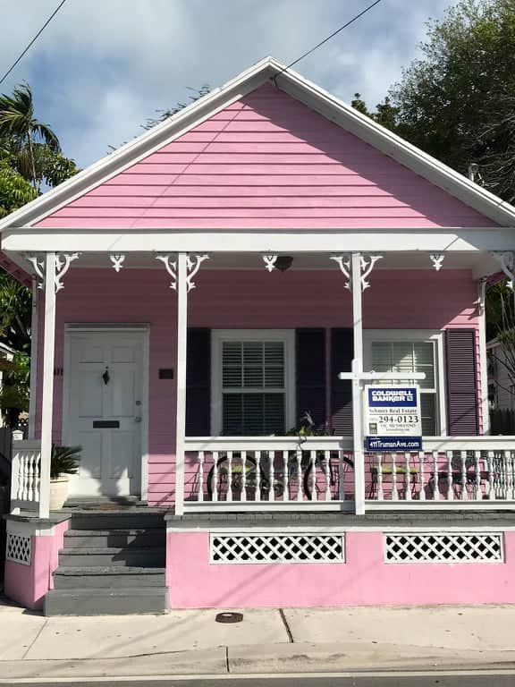 coloured house in key west