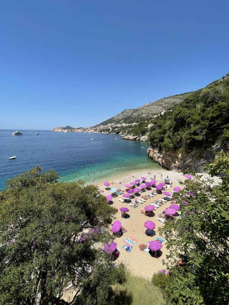 plage de sveti stefan à Dubrovnik