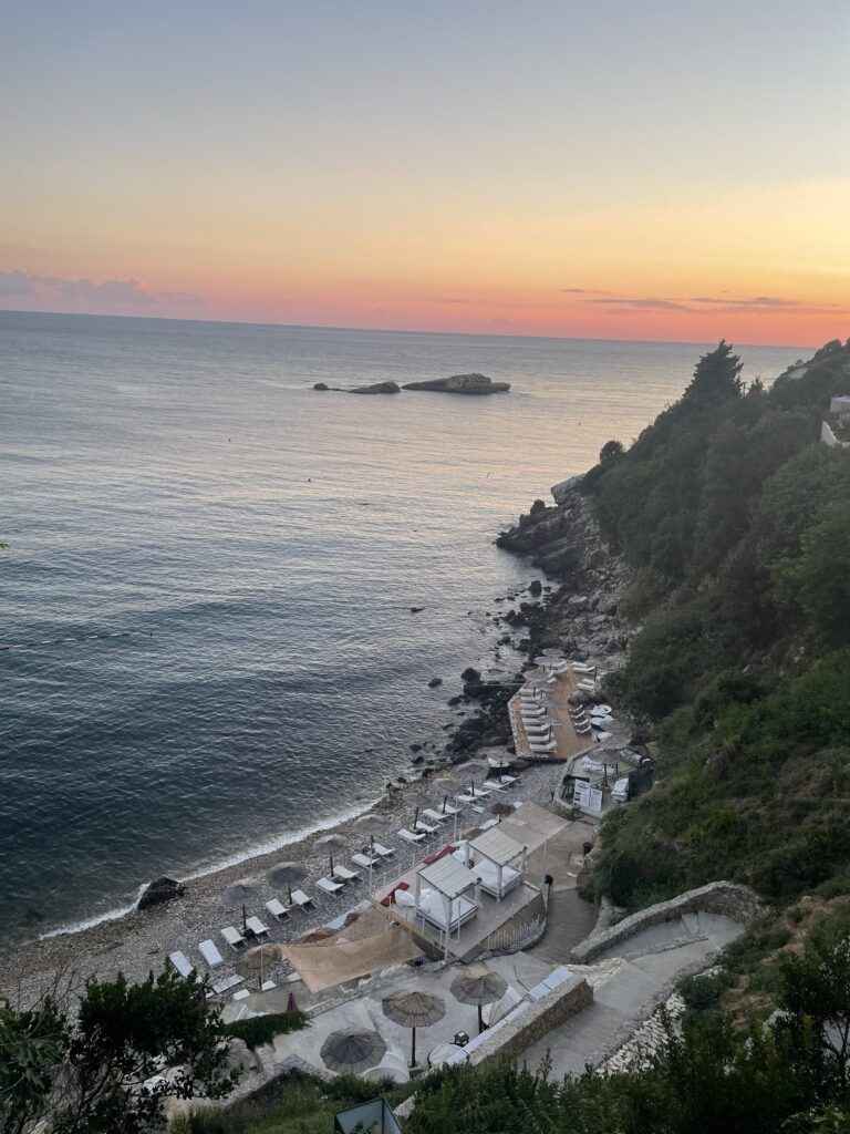 coucher de soleil montenegro