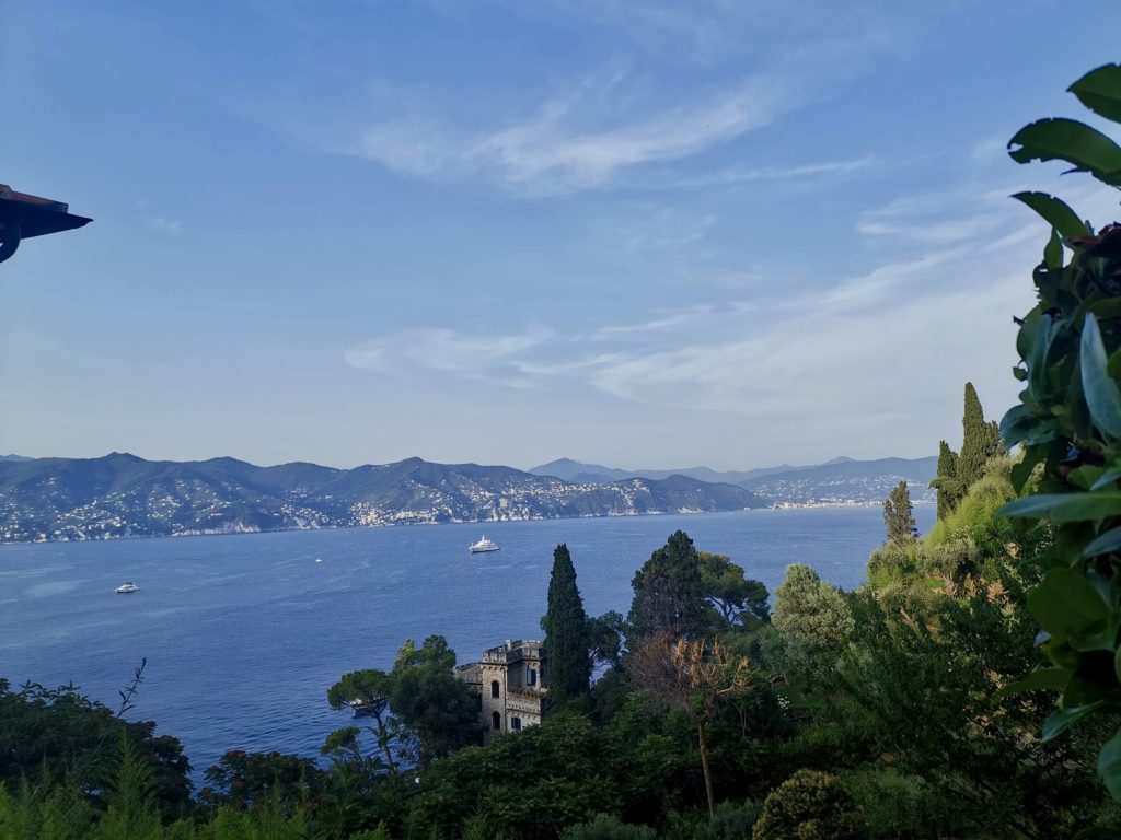 vue mer depuis le phare de Portofino