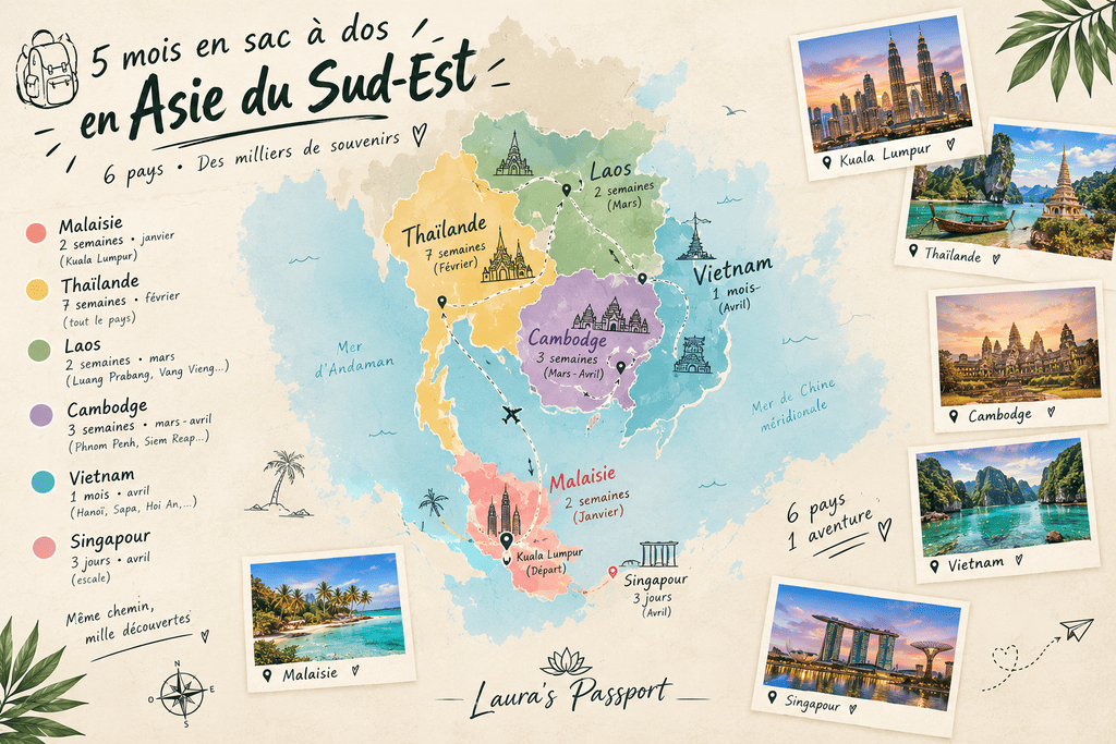 itinéraire sac a dos asie du sud est