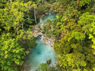 kuang si falls laos
