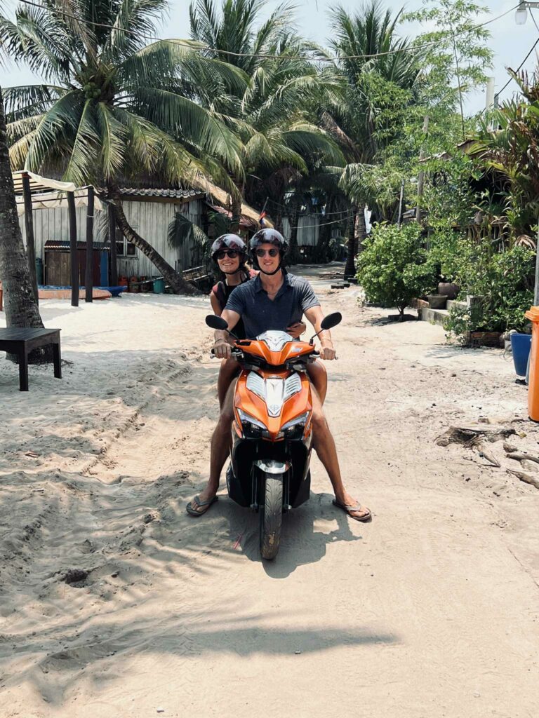 scooter à koh rong