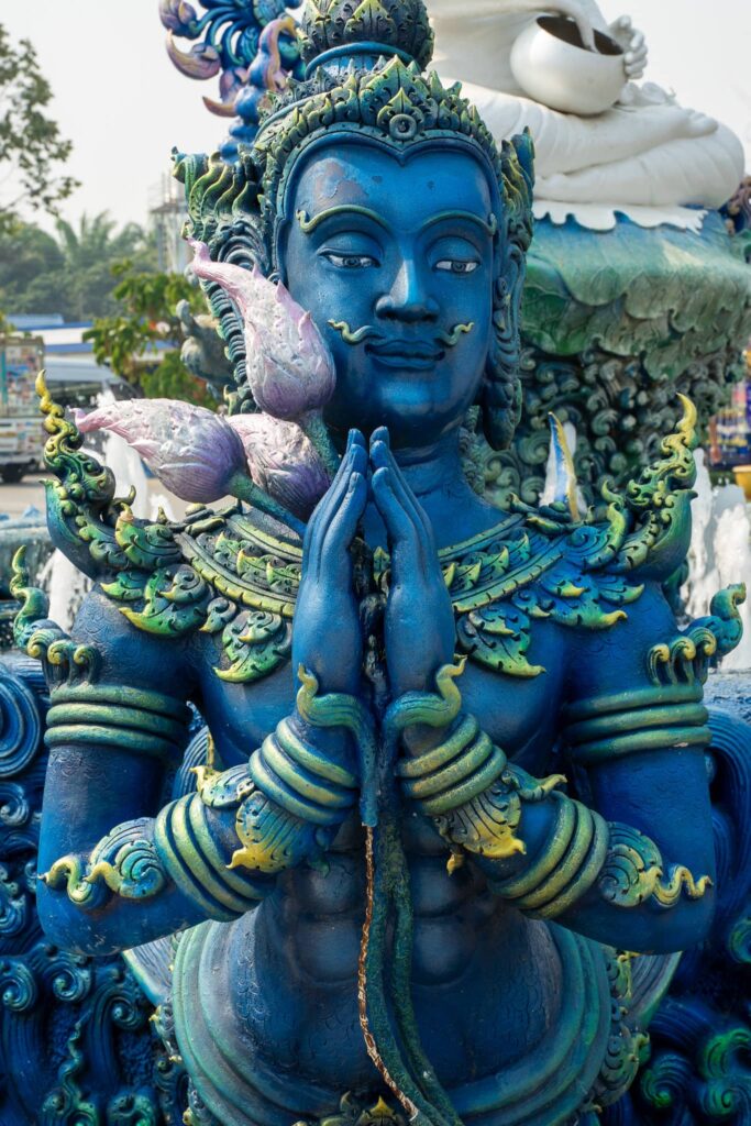 temple bleu à chiang rai