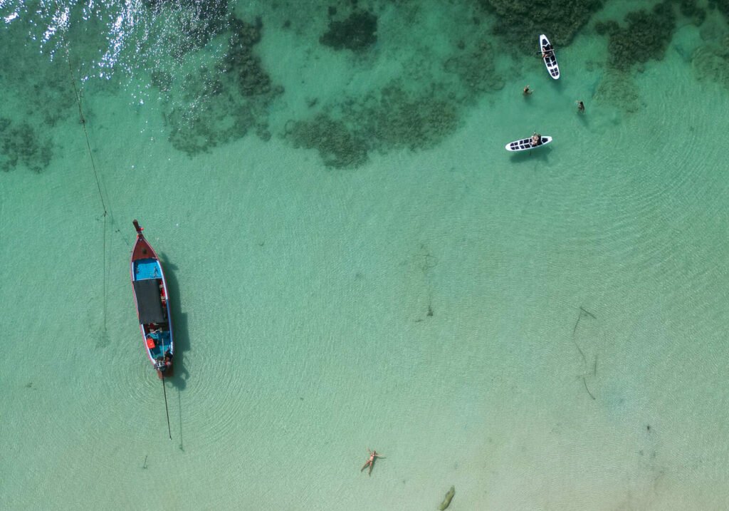 île de koh tao plan drone