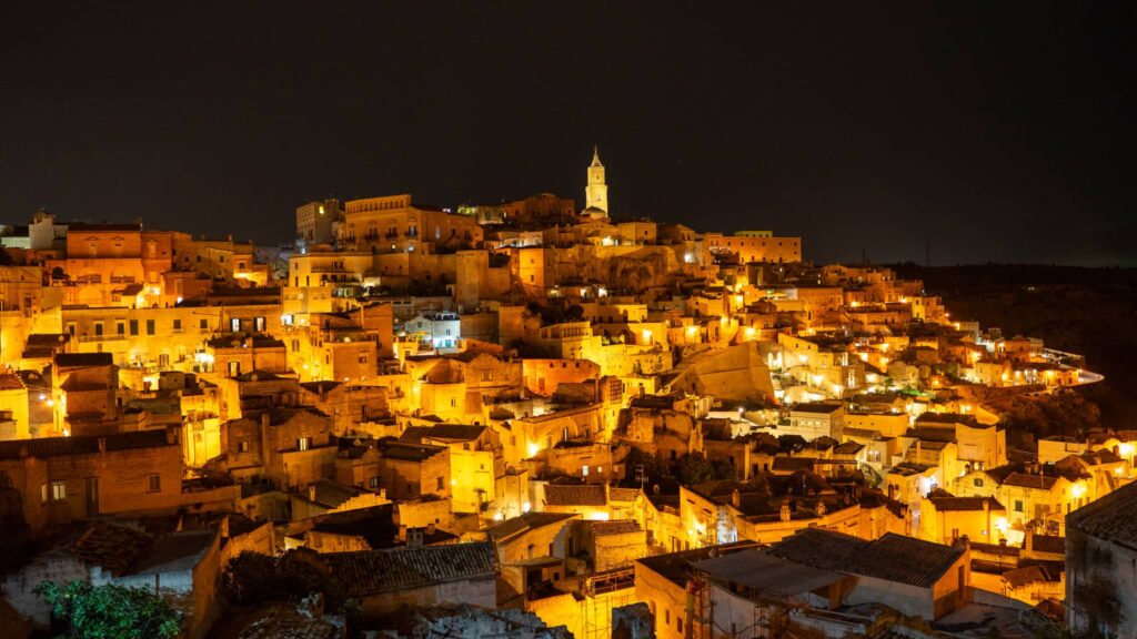 matera en soirée