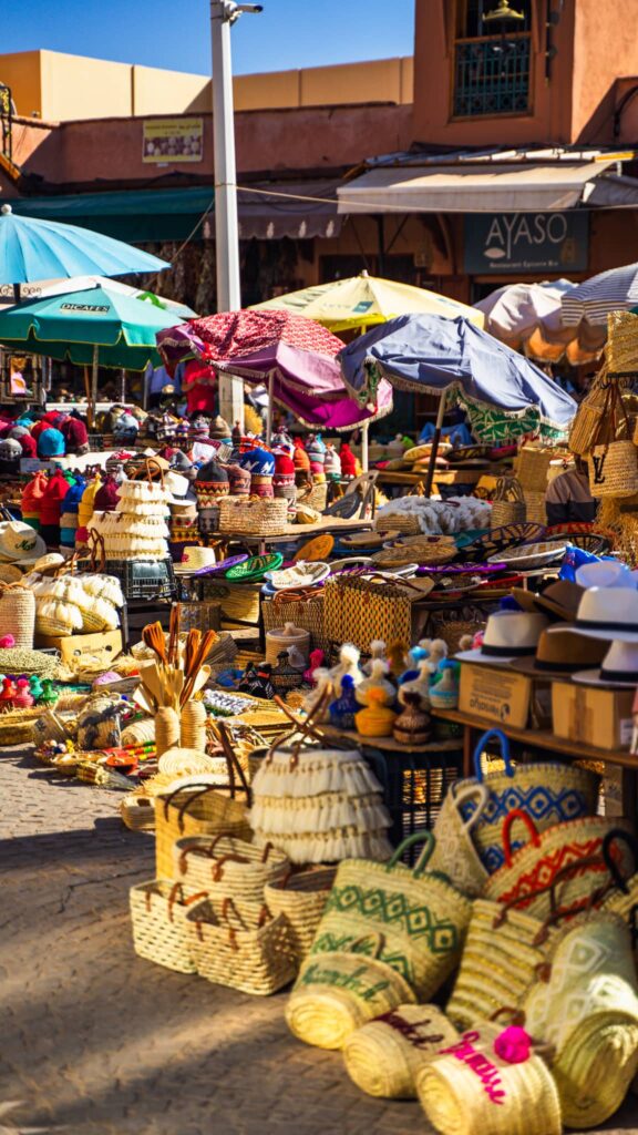 place des épices à Marrakech