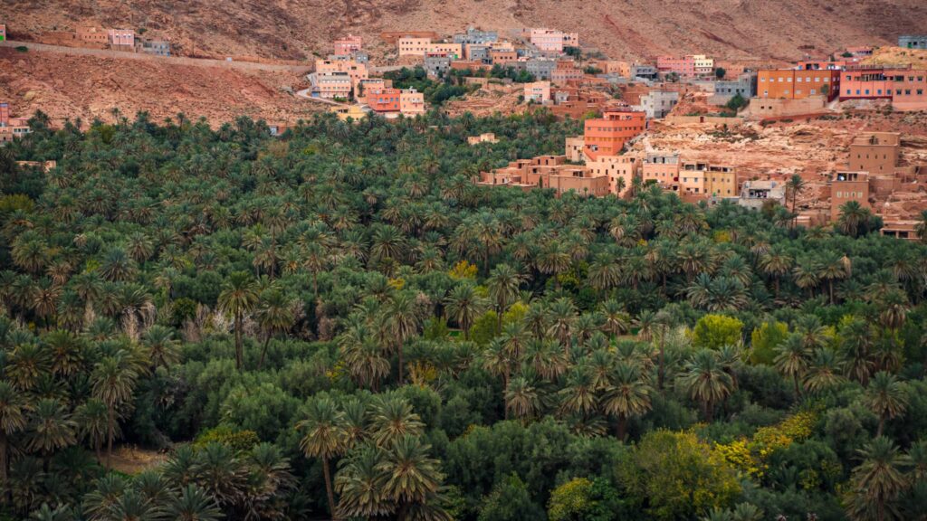 paysage tinghir au maroc