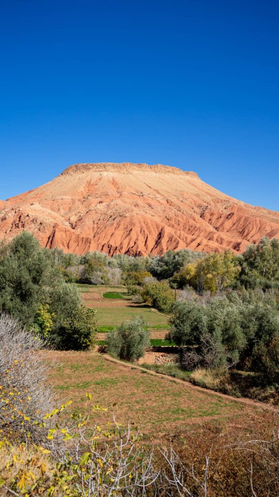 paysages marocain lors d'un roadtrip au maroc