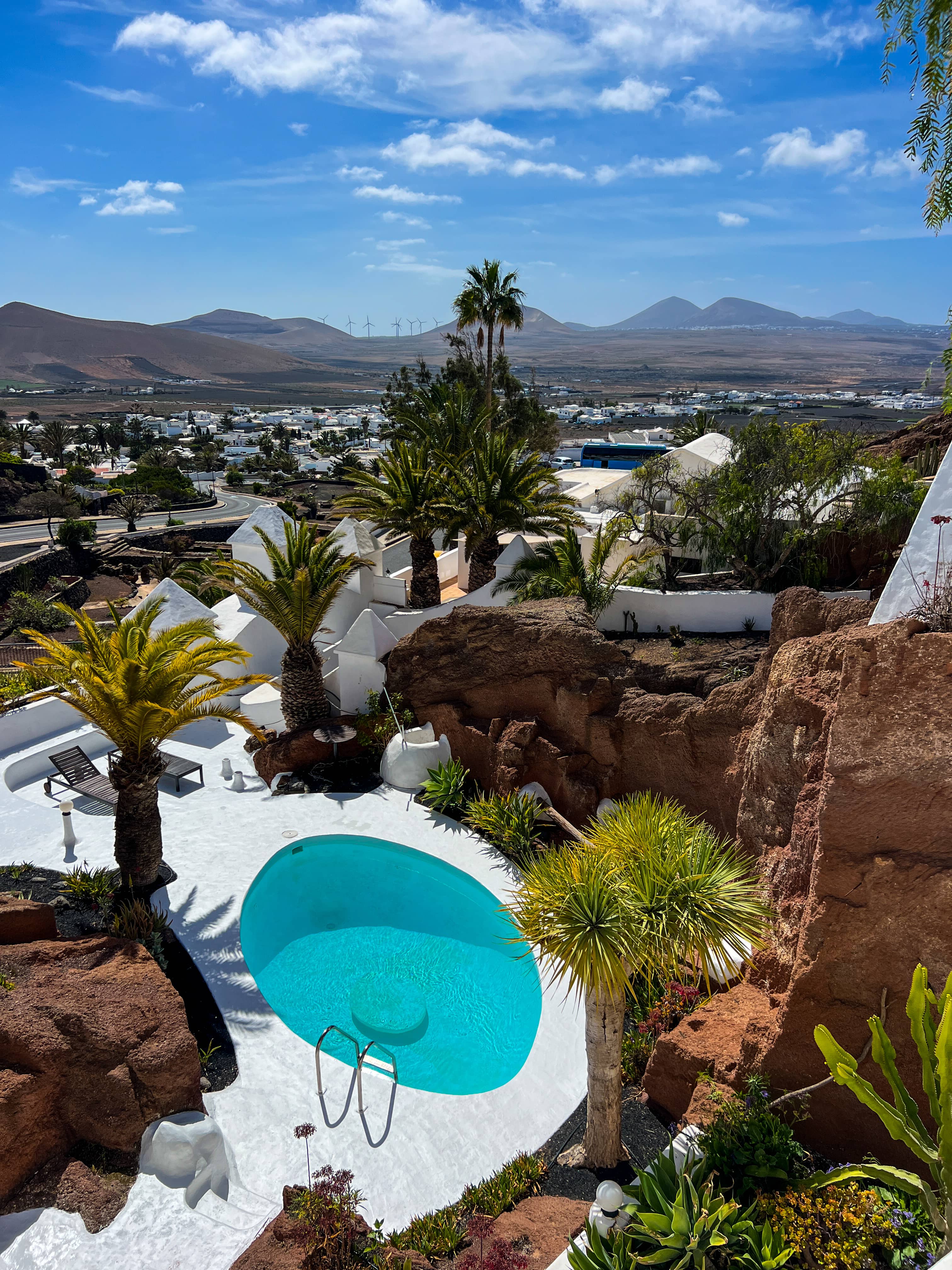 vue depuis la maison lagomar à lanzarote