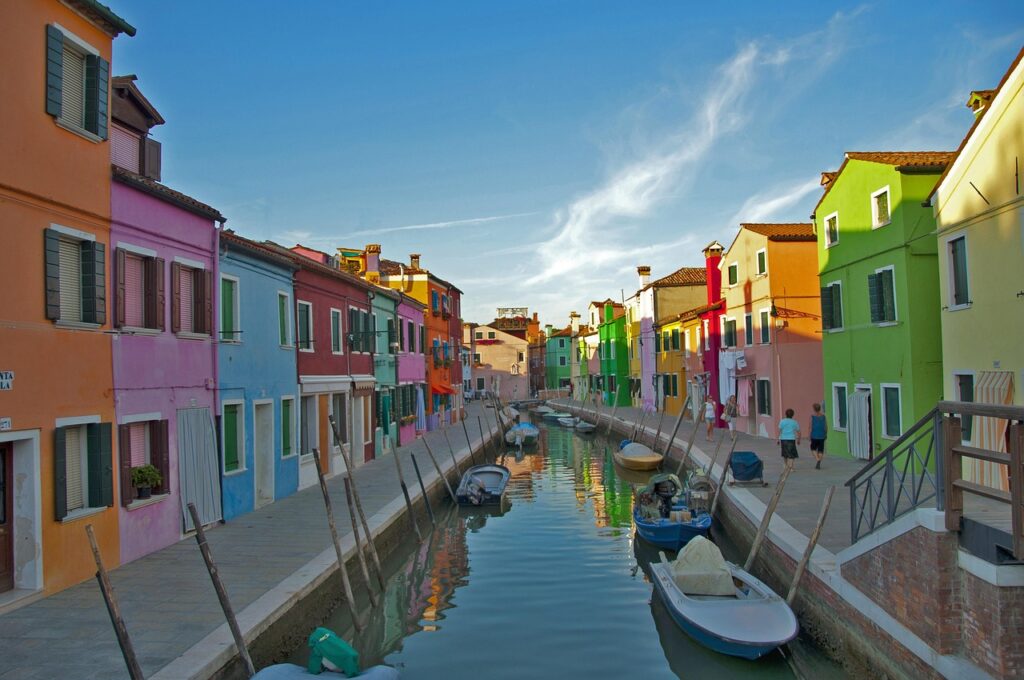 maison colorée de Venise à Burano