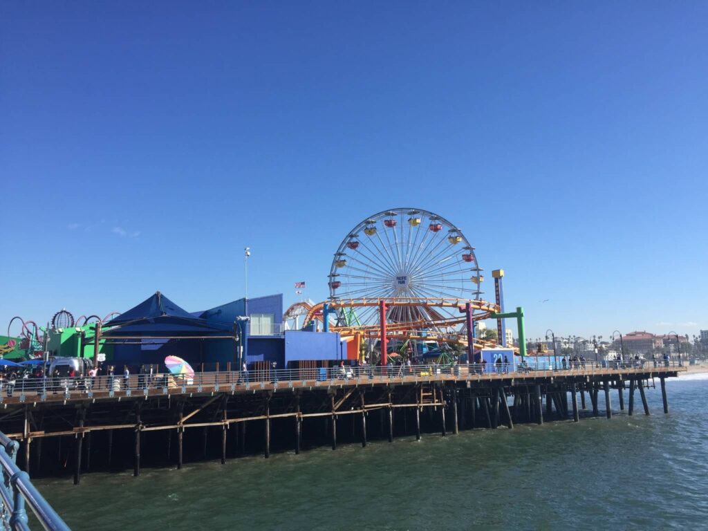 la roue de santa monica a los angeles