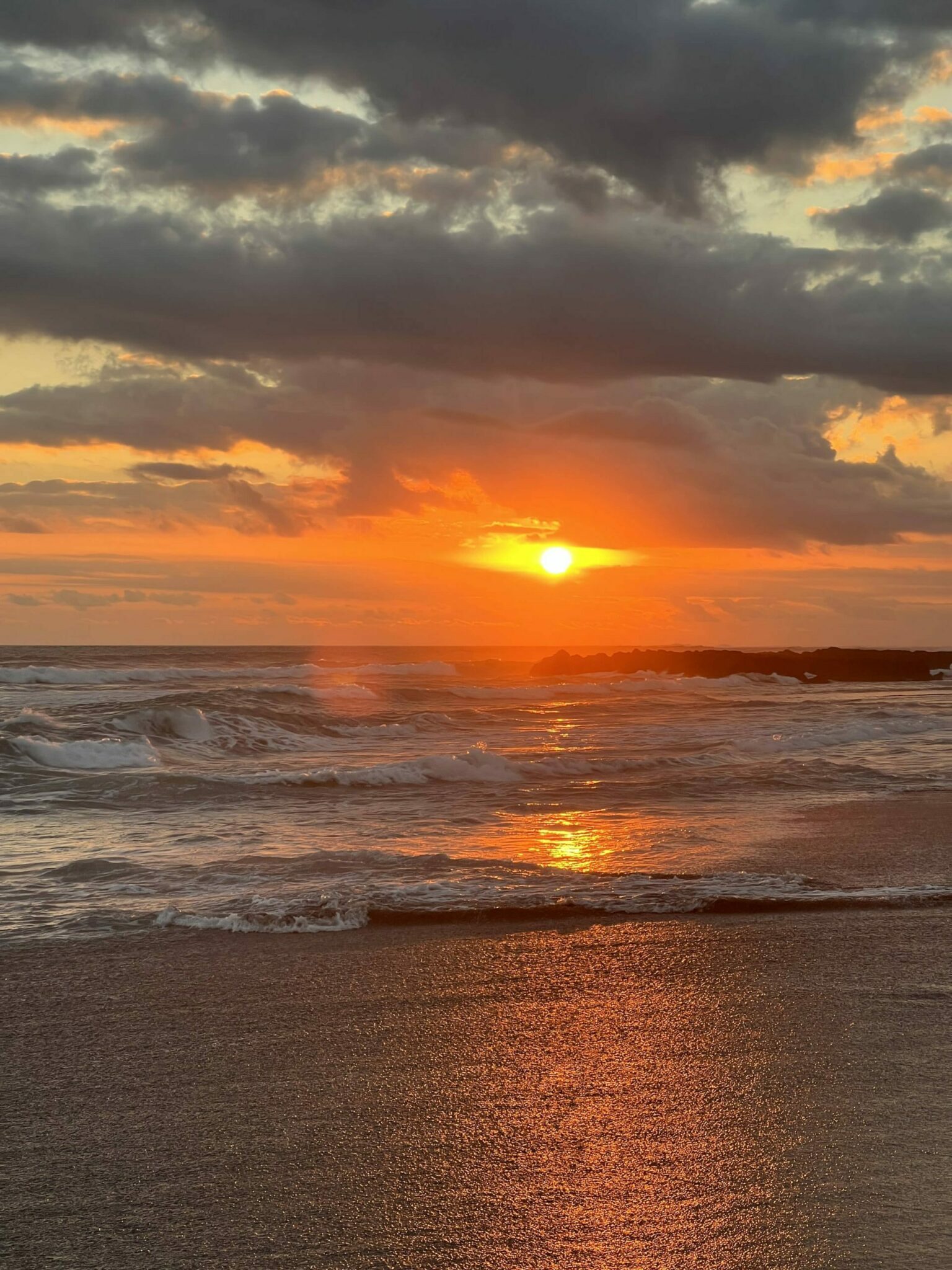 coucher de soleil à canggu