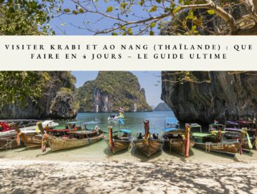 visiter Krabi en 4 jours