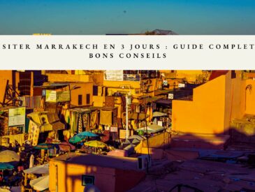 que faire à marrakech en 3 jours
