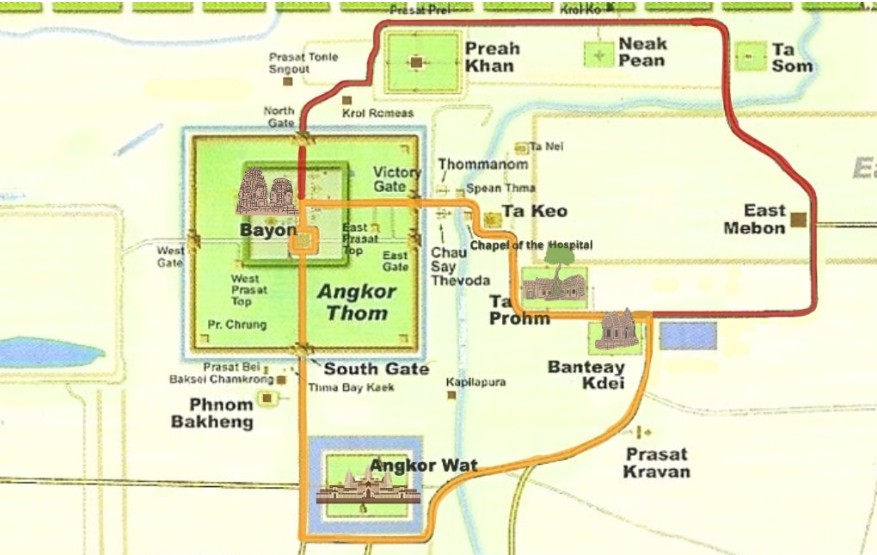 visiter angkor petit et grand circuit