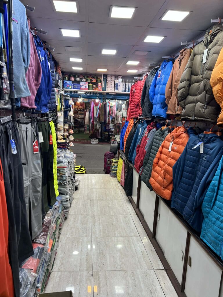 materiel de rando au népal