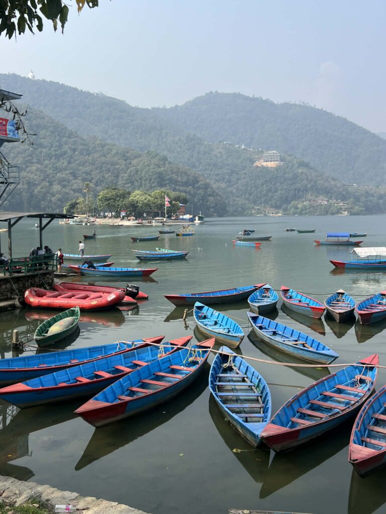 lac phewa à Pokhara
