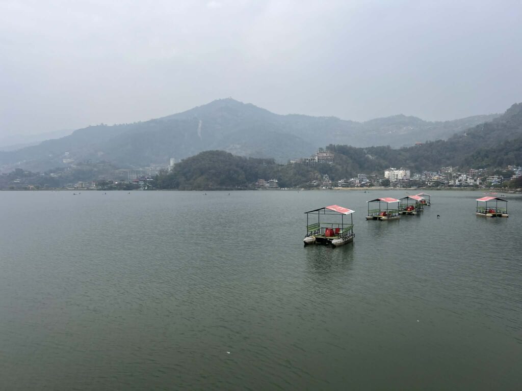 lac phewa à Pokhara