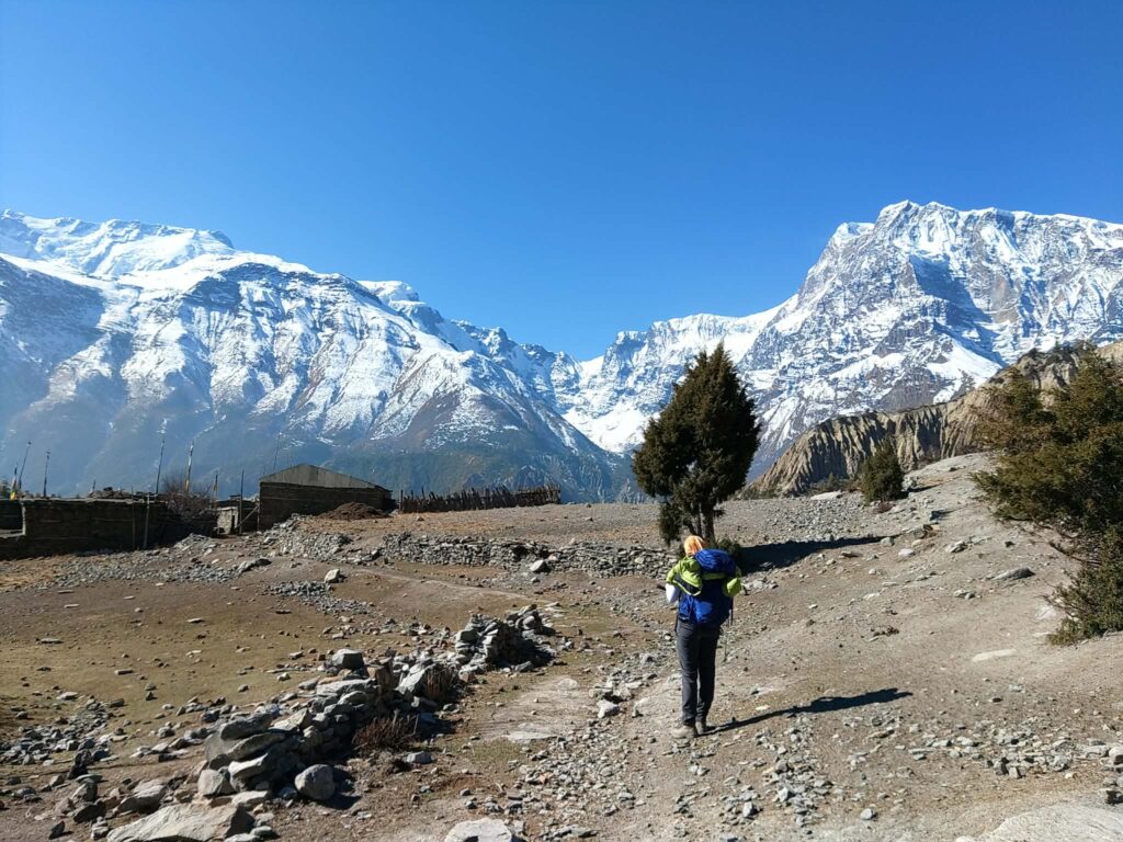 mon itinéraire de 10 jours tour des annapurna