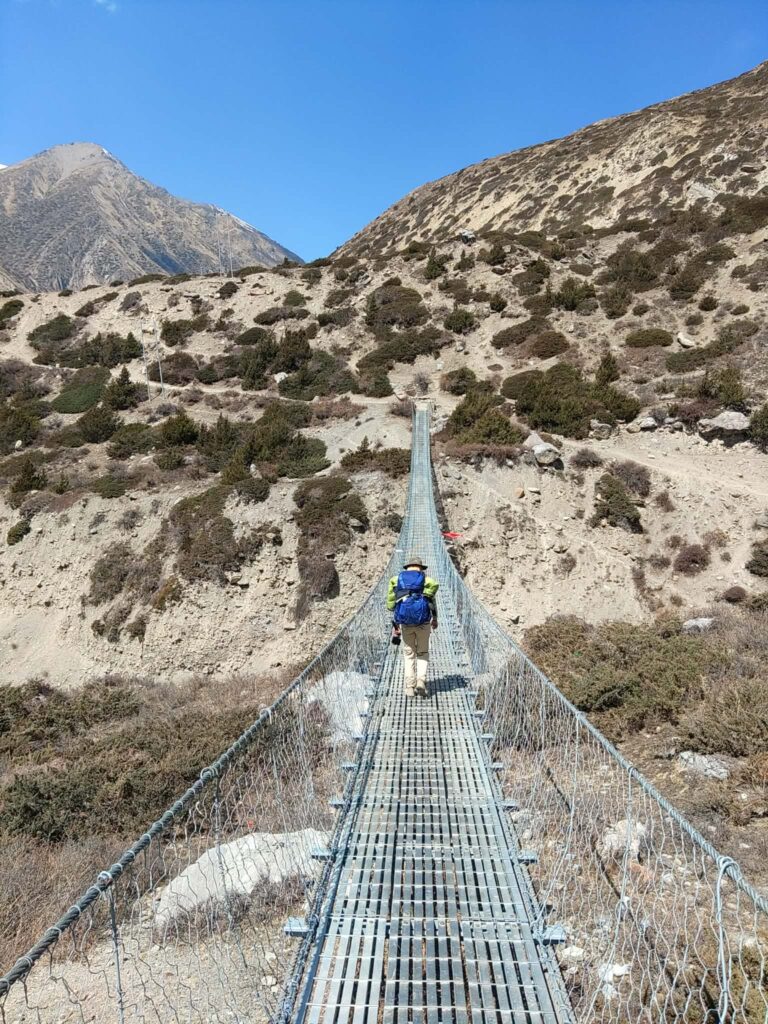 mon itinéraire de 10 jours tour des annapurna