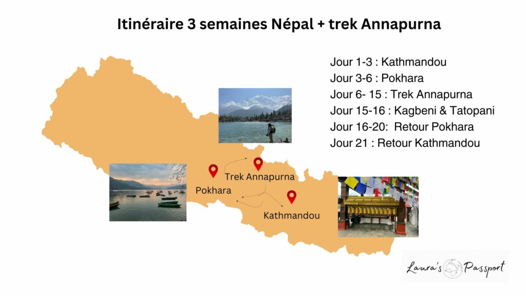 itineraire népal 3 semaines