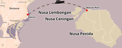 carte nusa lembongan bali